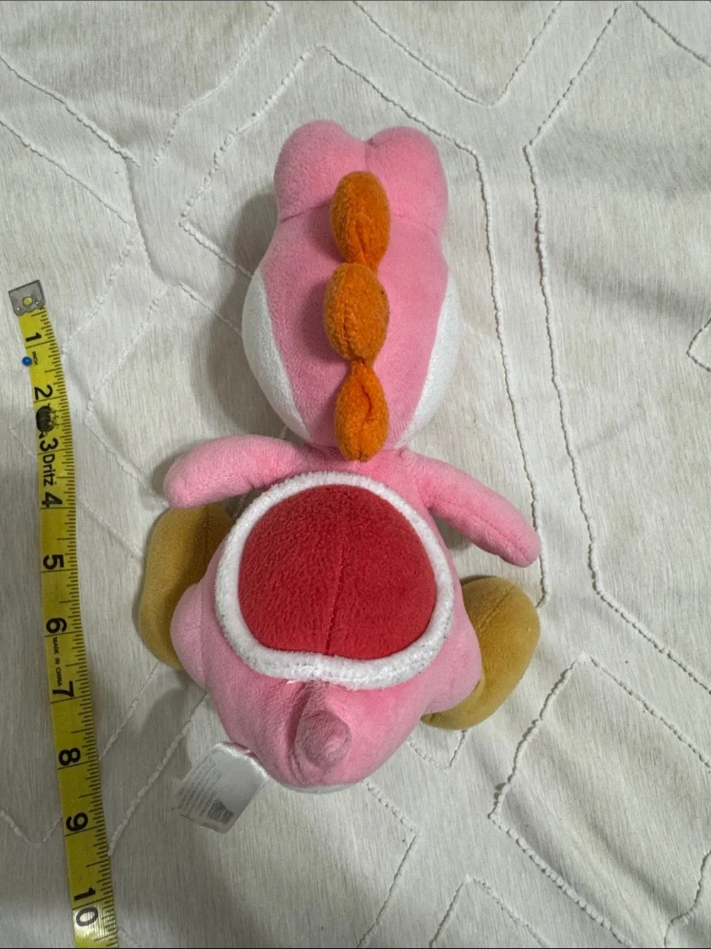 Pink Plush Yoshi-Inspired Stuffed Toy for Kids